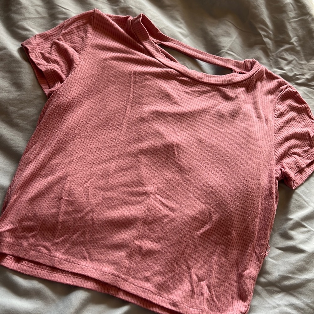 Crop top open back